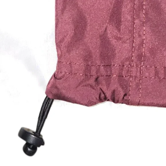 CHARLES RIVER-Jacket-X-SMALL-Men/Women-Wind/Rain-MAROON-Hooded--NWT-Unisex - Picture 11 of 15